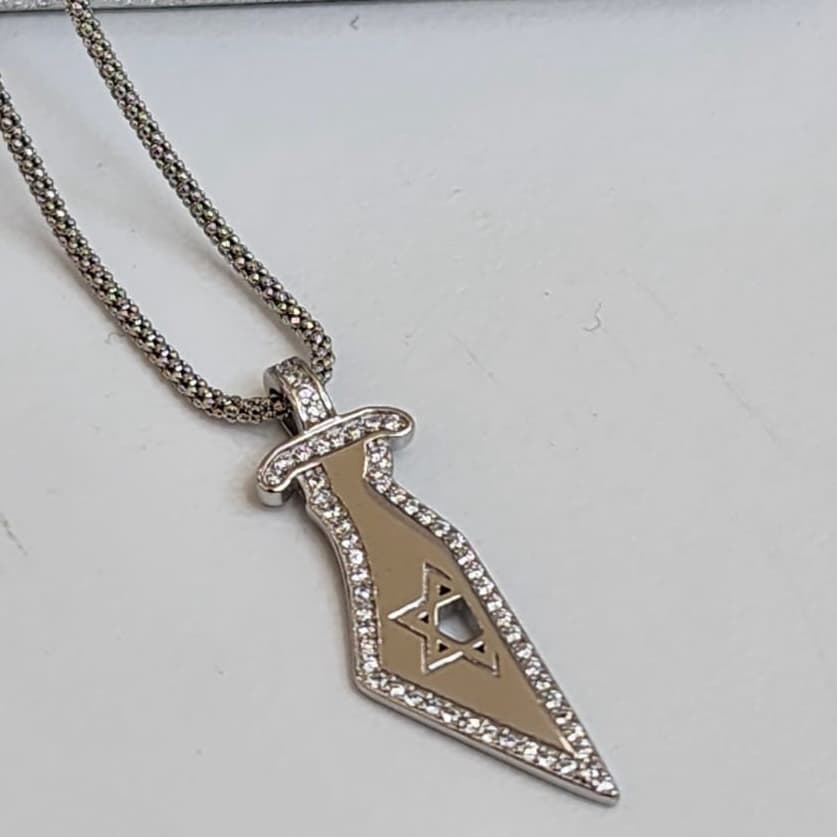 שרשרת מפת מגן דוד 3