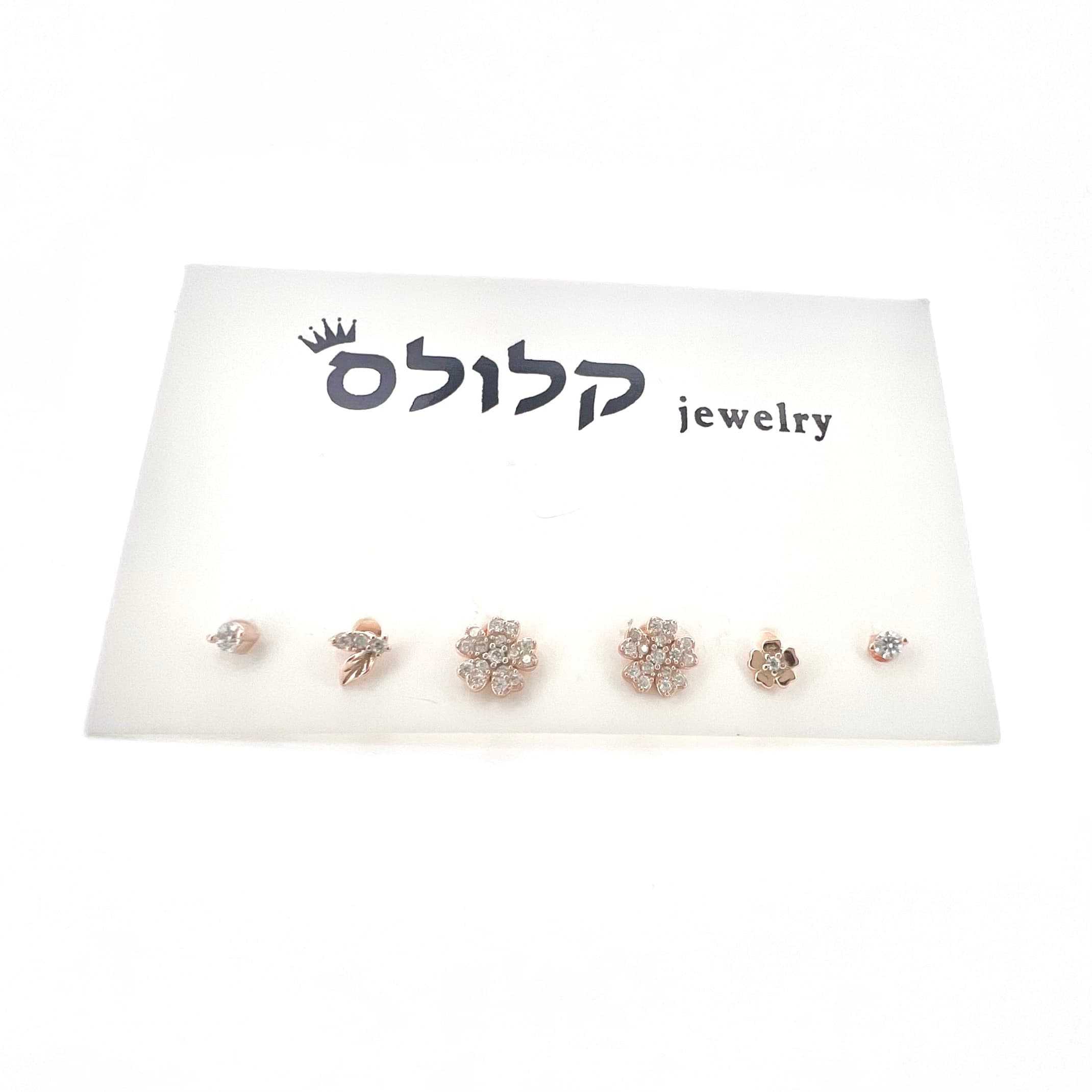 סט עגילים שובל