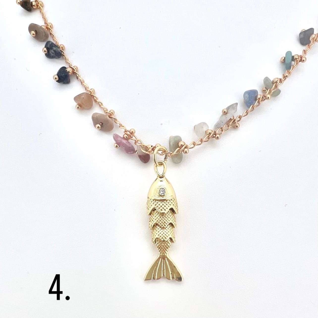 שרשרת חרוזים דג 4