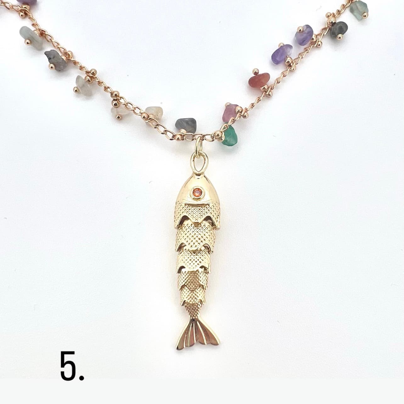 שרשרת חרוזים דג 5