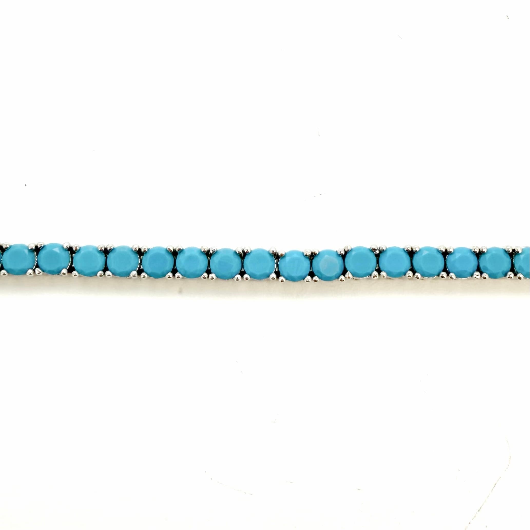 צמיד טניס צבעוני / טורקיז 6